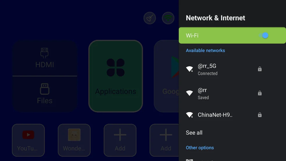连 Wi-Fi / Wi-Fi setup