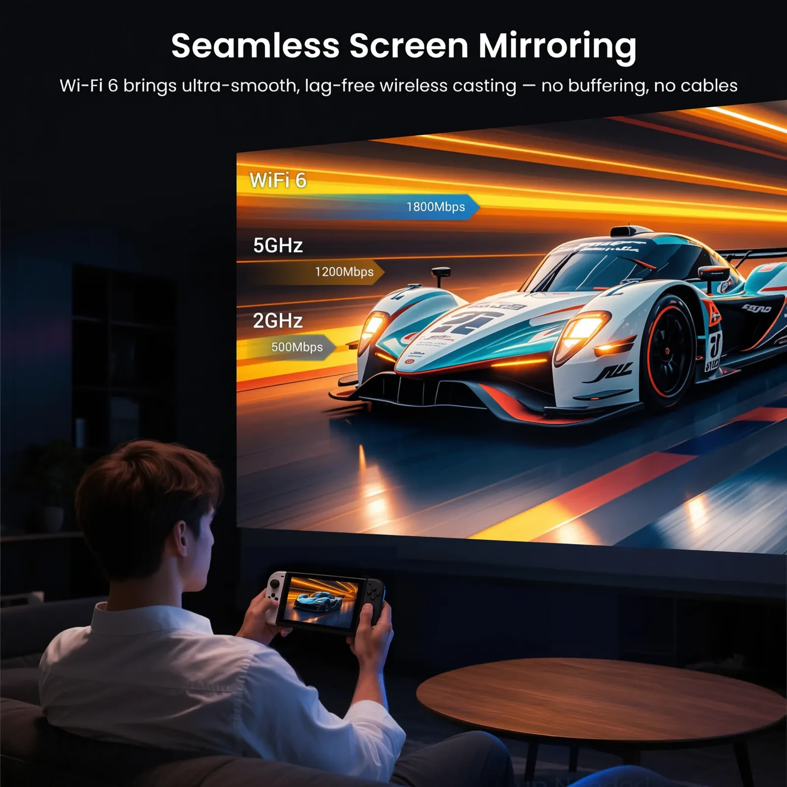 Wi-Fi 6 mirroring